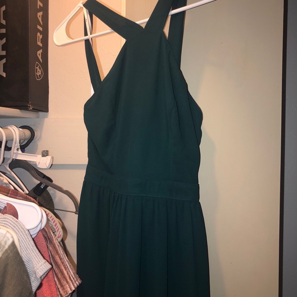 emerald green maxi dress - Picture 2 of 3